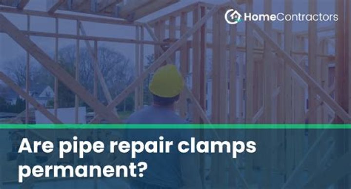 Are pipe Repair clamps permanent?