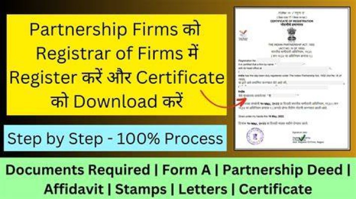 Can I register a partnership online?