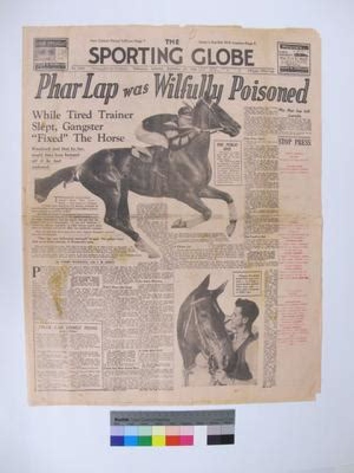 Did they ever find poisoned Phar Lap?