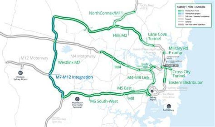 Does Eastern Distributor have tolls?