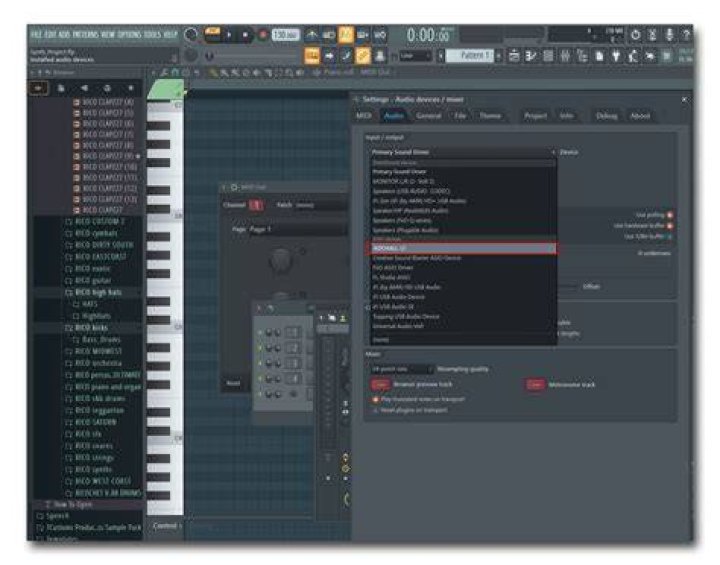 Does FL Studio use ASIO?