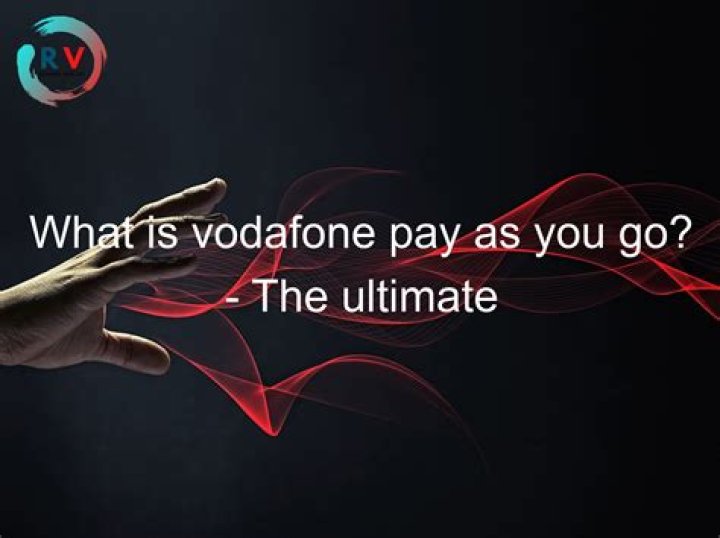 Does Vodafone still have pay as you go?