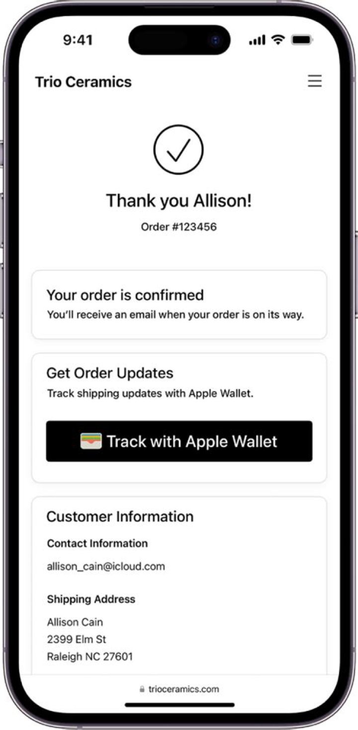 How do I find my Apple order number?