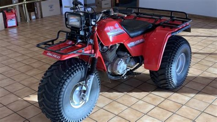 How fast does a Honda 250 Big Red go?