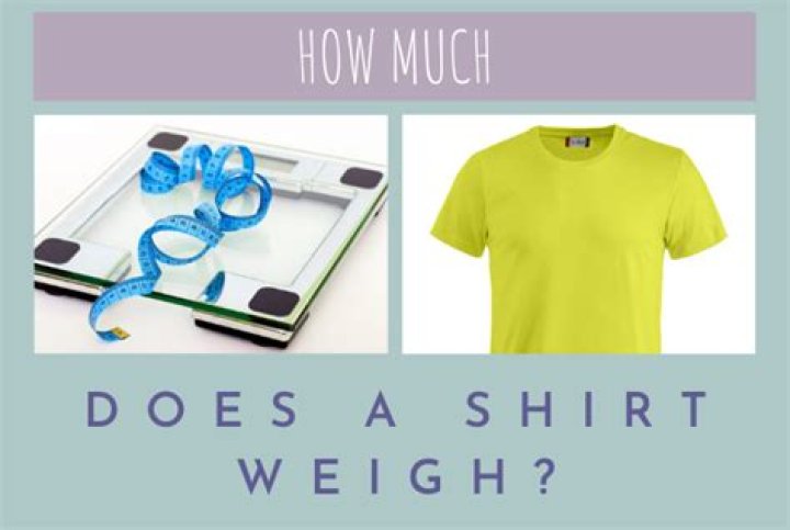 How many pounds does a shirt weigh?