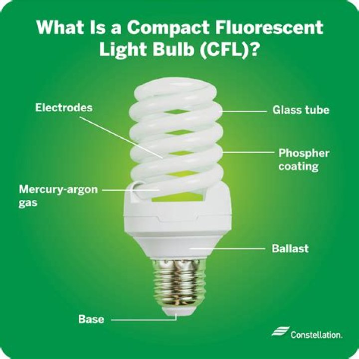 How many volts does it take to light a fluorescent bulb?
