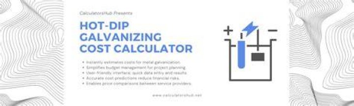 How much does it cost to hot dip galvanized?