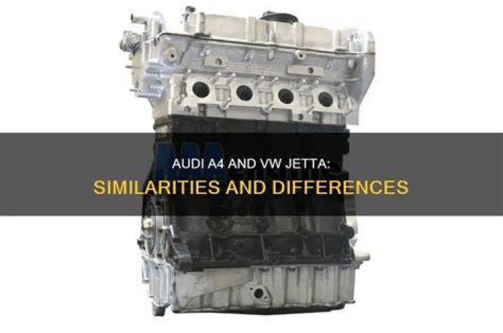 Is Audi a4 same as Jetta?