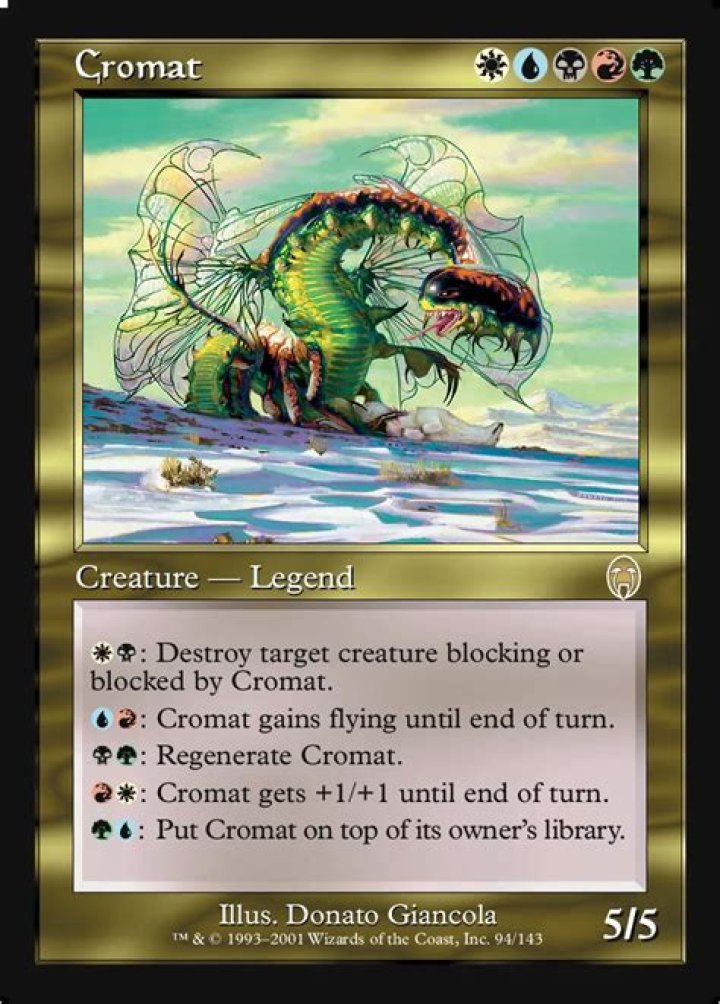 Is Cromat a legendary creature?