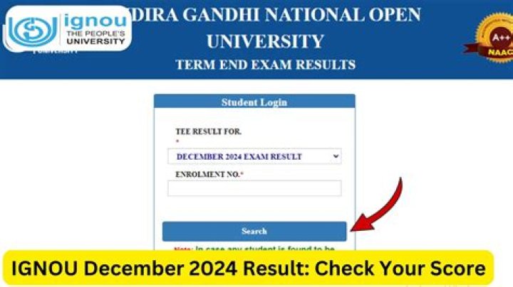 Is Ignou December 2021 Result Declared?