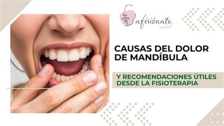Que significa emocionalmente el dolor de mandibula?