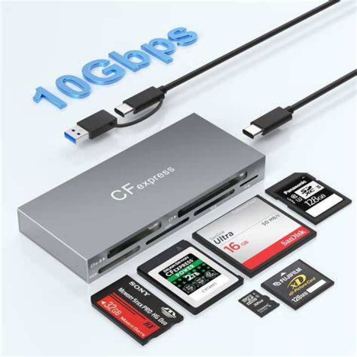 What does CF mean on a card reader?
