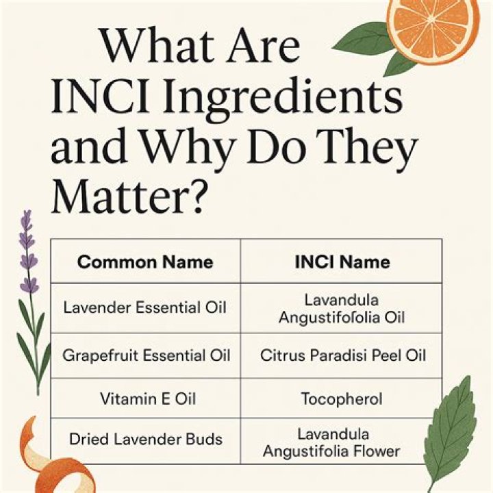 What does INCI mean skincare?