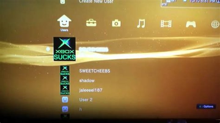What happens if you delete a user on PS3?