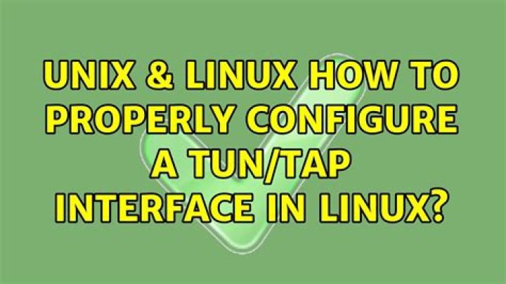What is TAP interface in Linux?