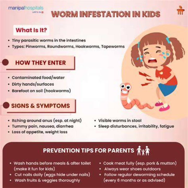 What is worm infestation?