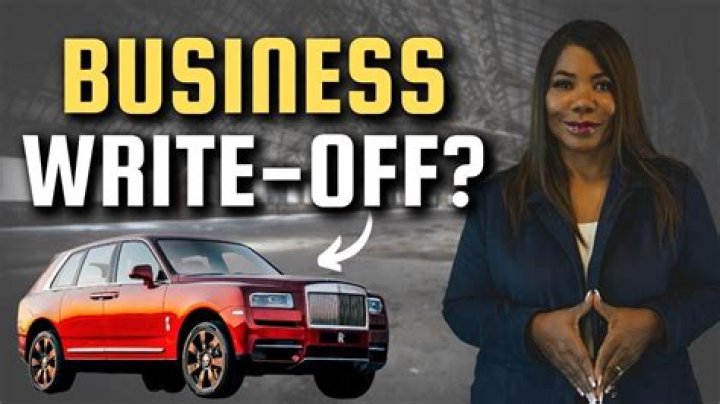 What vehicles can a business write off?