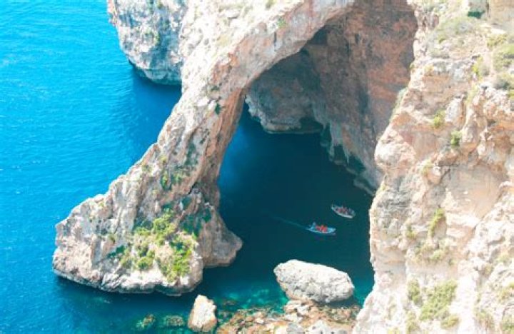 Why is The Blue Grotto famous?